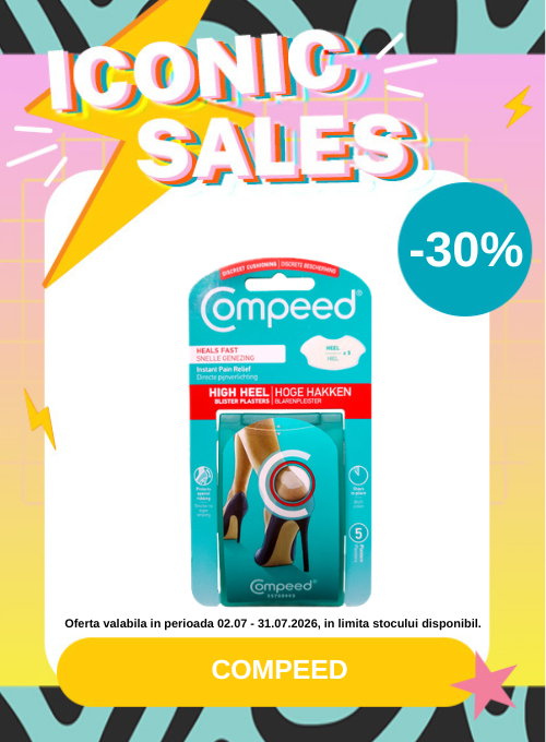 Iconic Sales cu reducere 30% la Compeed