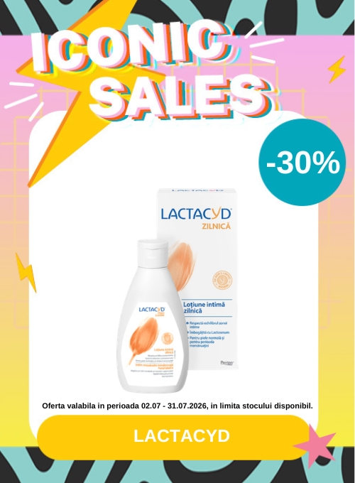 Iconic Sales cu reducere 30% la Lactacyd