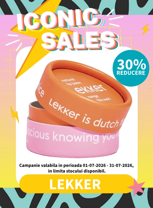 Iconic Sales cu reducere 30% la Lekker