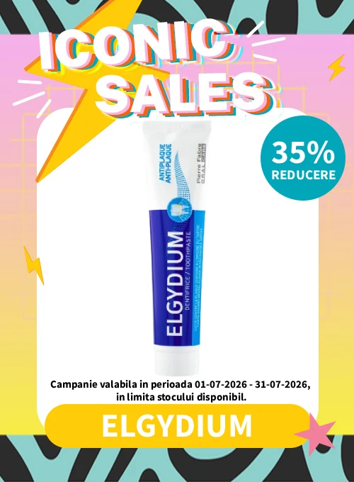 Iconic Sales cu reducere 35% la Elgydium