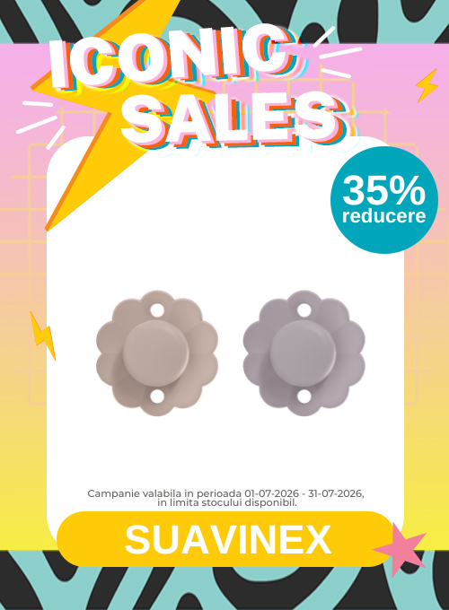 Iconic Sales cu reducere 35% la Suavinex