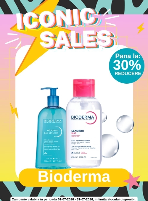 Iconic Sales cu reducere de pana la 30% la Bioderma