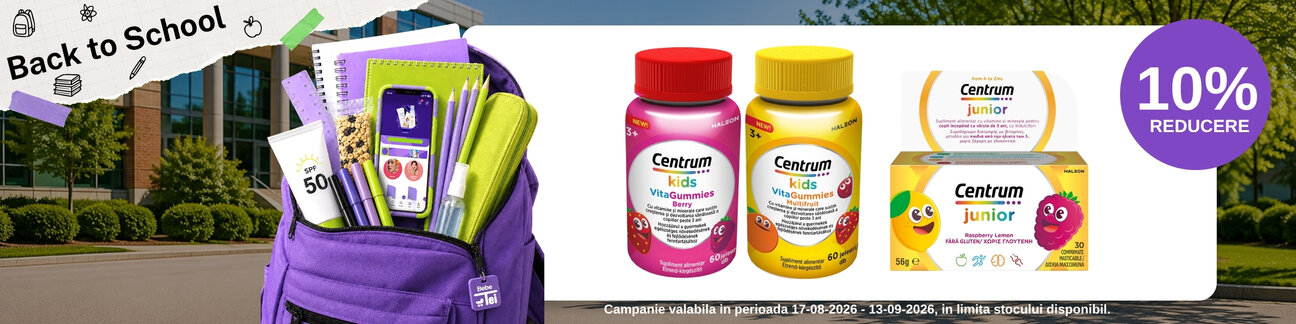 Back to School cu 10% reducere la Centrum