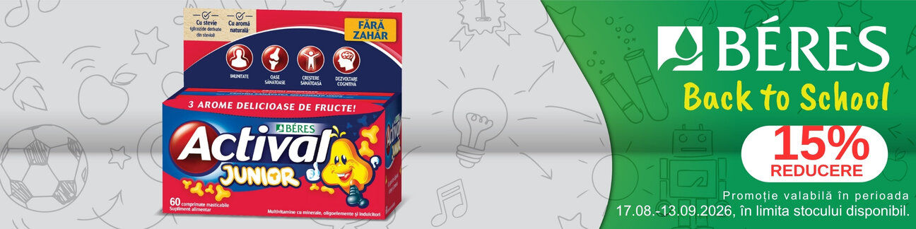 Back to School cu 15% reducere la Beres