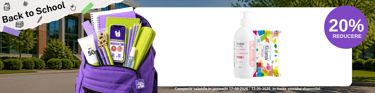 Back to School cu 20% reducere la Klintensiv