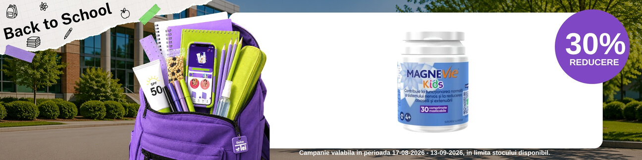 Back to School cu 30% reducere la Magnevie
