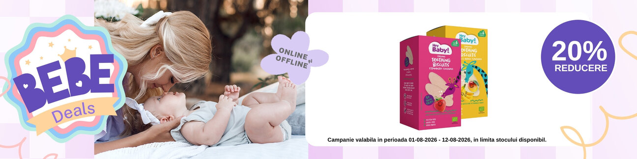 Bebe Deals cu 20% reducere la Hey Baby