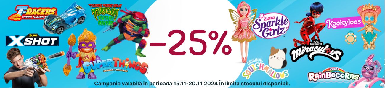 Black Friday cu reducere 25% la Toys