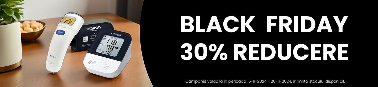 Black Friday cu reducere 30% la Omron