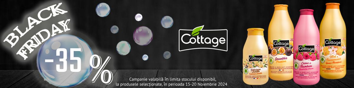 Black Friday cu reducere 35% la Cottage