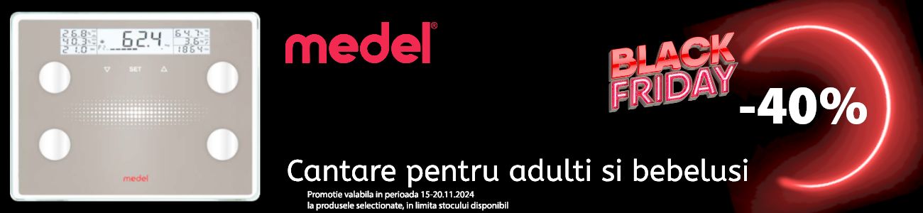 Black Friday cu reducere 40% la Medel