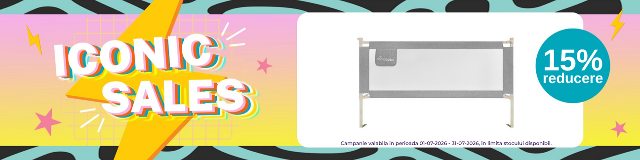 Iconic Sales cu 15% reducere la Primabobo