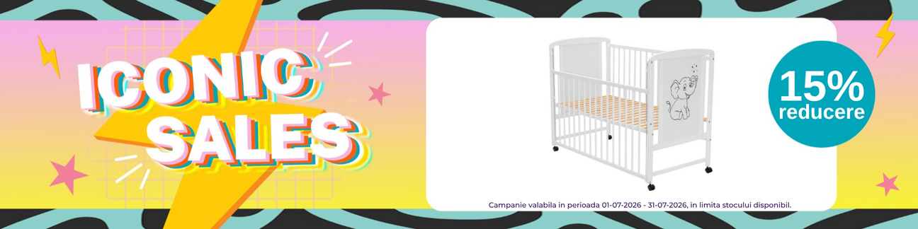 Iconic Sales cu 15% reducere la Qmini