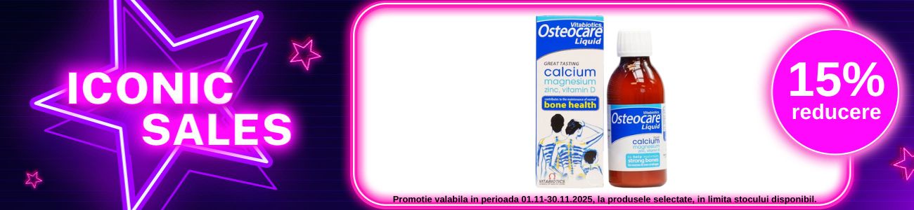 Iconic Sales cu 15% reducere la Vitabiotics Osteocare