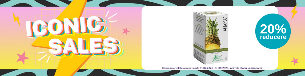 Iconic Sales cu 20% reducere la Aboca