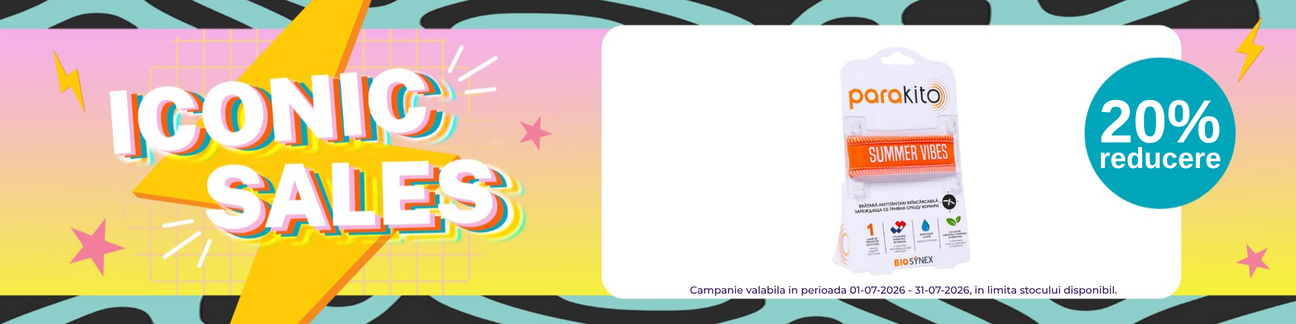 Iconic Sales cu 20% reducere la Parakito