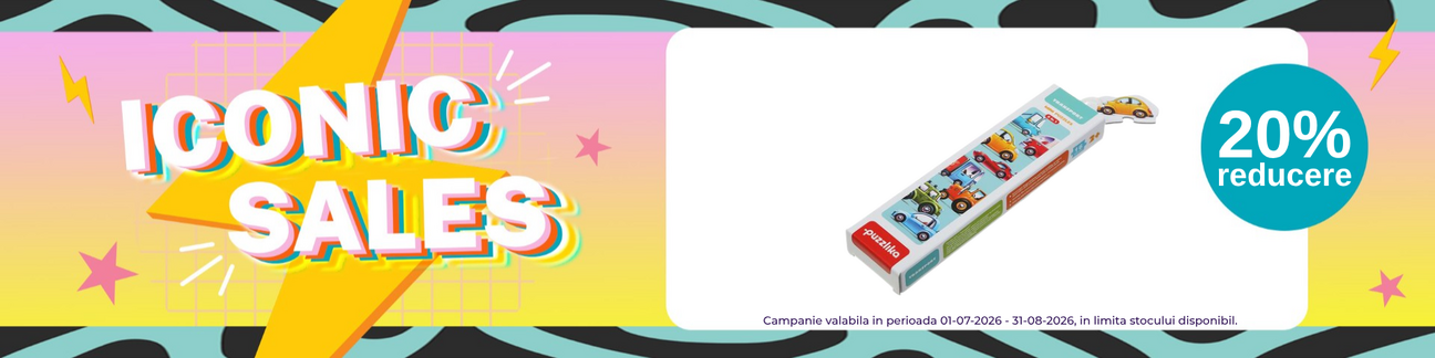 Iconic Sales cu 20% reducere la Puzzlika
