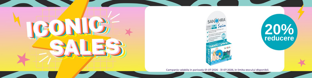 Iconic Sales cu 20% reducere la Sanohra