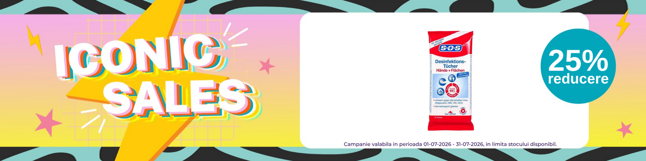 Iconic Sales cu 25% reducere la Sos