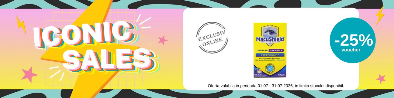 Iconic Sales cu 25% voucher aplicat in cos la Macu Vision