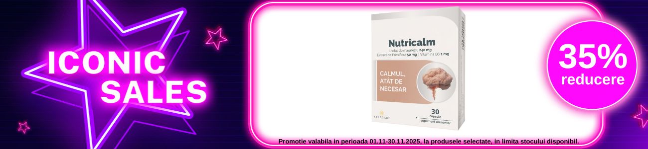 Iconic Sales cu 35% reducere la Vitacare