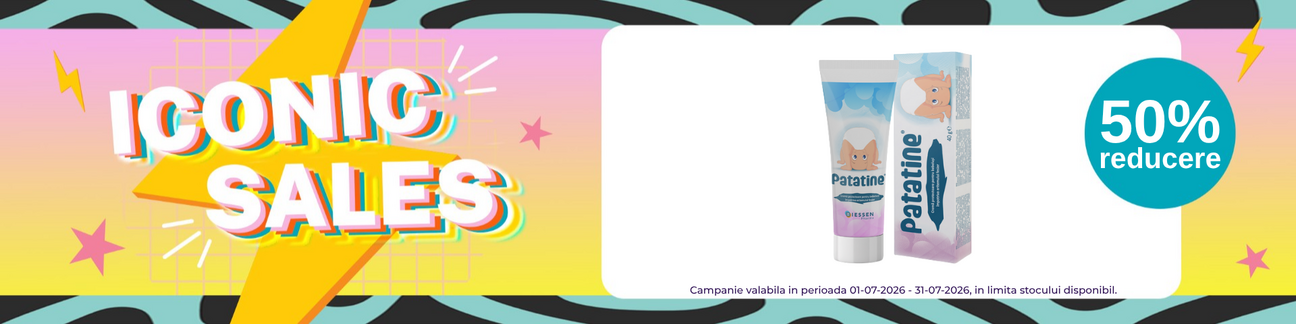 Iconic Sales cu 50% reducere la Patatine