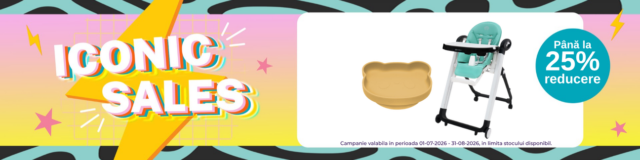 Iconic Sales cu pana la 25% reducere la Appekids