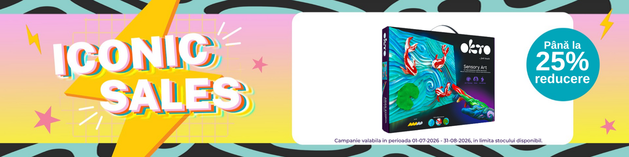 Iconic Sales cu pana la 25% reducere la Okto
