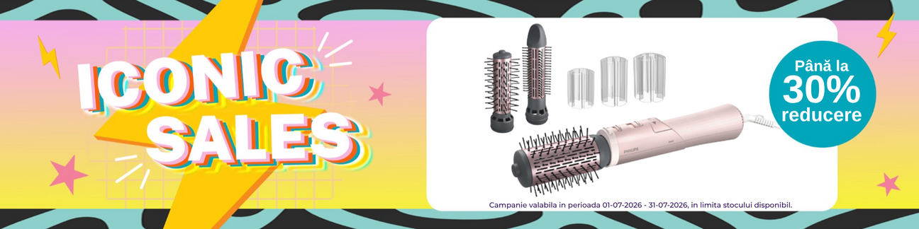 Iconic Sales cu pana la 30% reducere la Philips Beauty