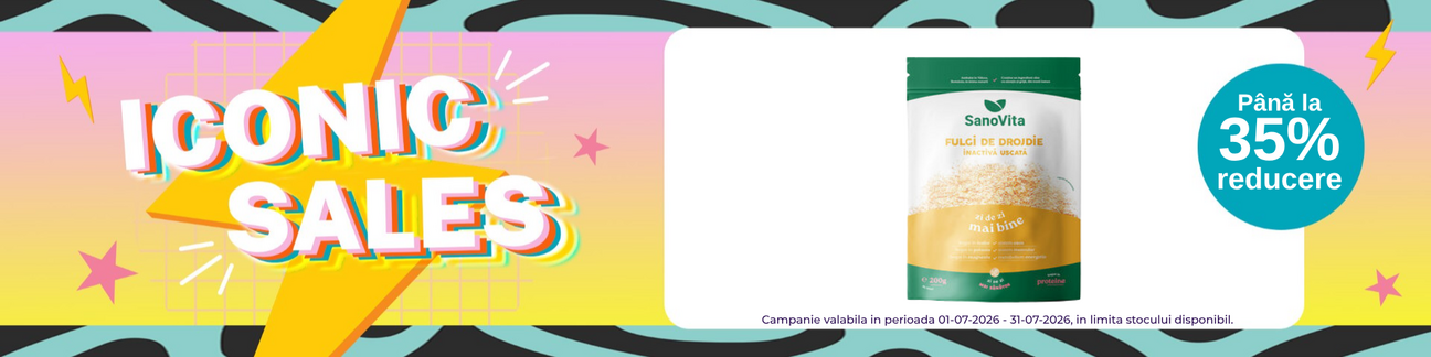 Iconic Sales cu pana la 35% reducere la Sanovita