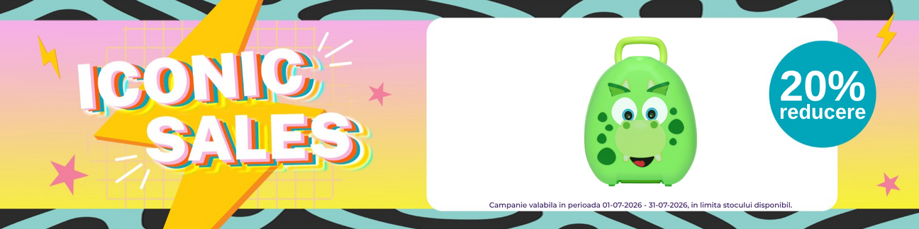 Iconic Sales cu reducere 20% la My Carry Potty
