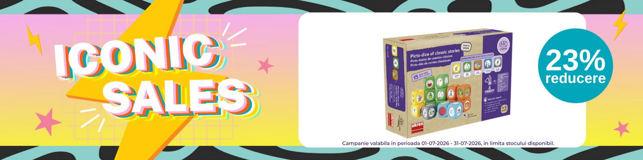 Iconic Sales cu reducere 23% la Akros Educational
