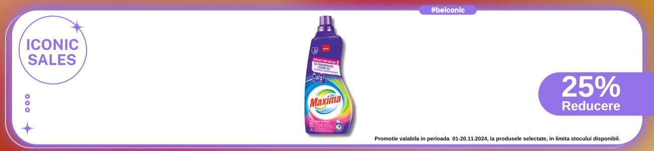 Iconic Sales cu reducere 25% la Maxima Power Gel