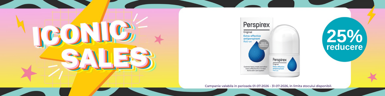 Iconic Sales cu reducere 25% la Perspirex