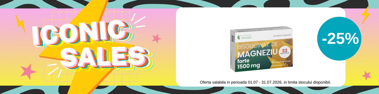 Iconic Sales cu reducere 25% la Remedia