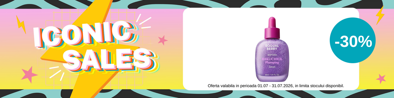 Iconic Sales cu reducere 30% la Eqqualberry