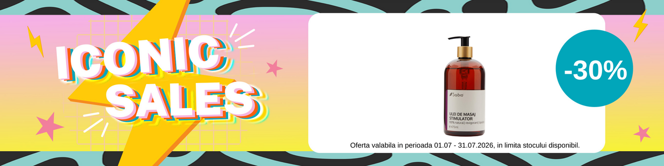 Iconic Sales cu reducere 30% la Sabio