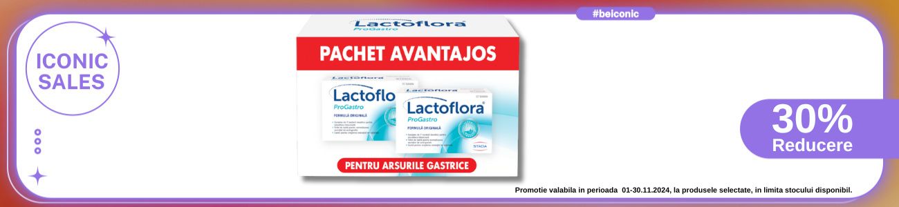 Iconic Sales cu reducere 30% la Stada Lactoflora