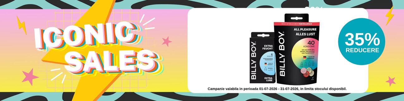 Iconic Sales cu reducere 35% la Billy Boy