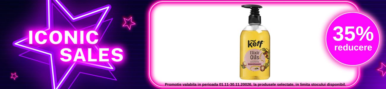 Iconic Sales cu reducere 35% la Keff
