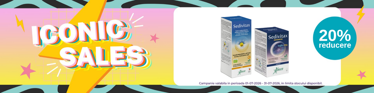 Iconic Sales cu reducere de 20% la Aboca