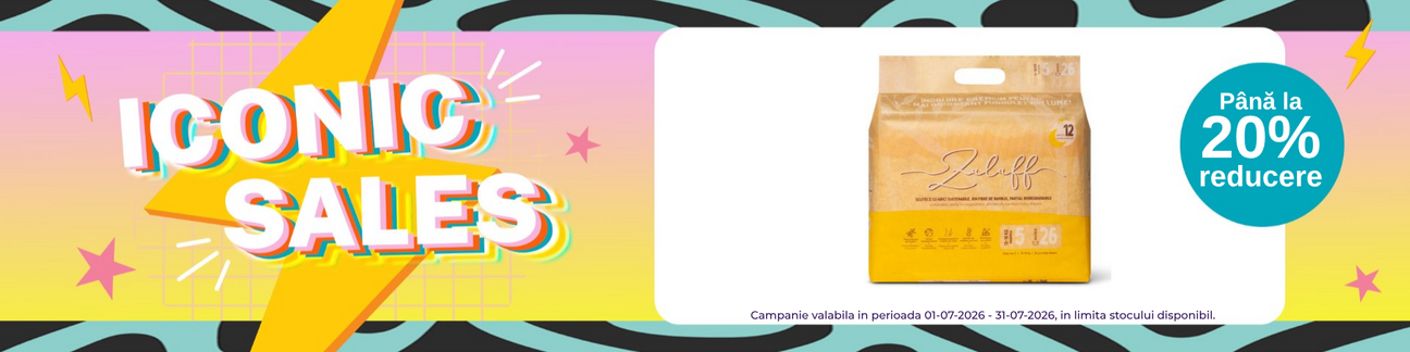 Iconic Sales cu reducere de pana la 20% la Zuluff