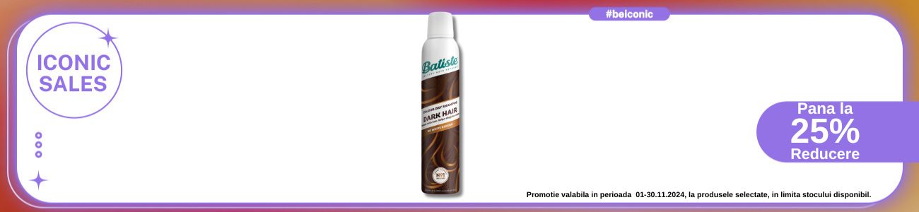 Iconic Sales cu reducere de pana la 25% la Batiste