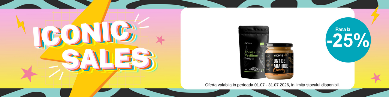 Iconic Sales cu reducere de pana la 25% la Bio Niavis