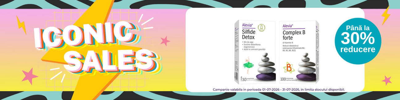 Iconic Sales cu reducere de pana la 30% la Alevia