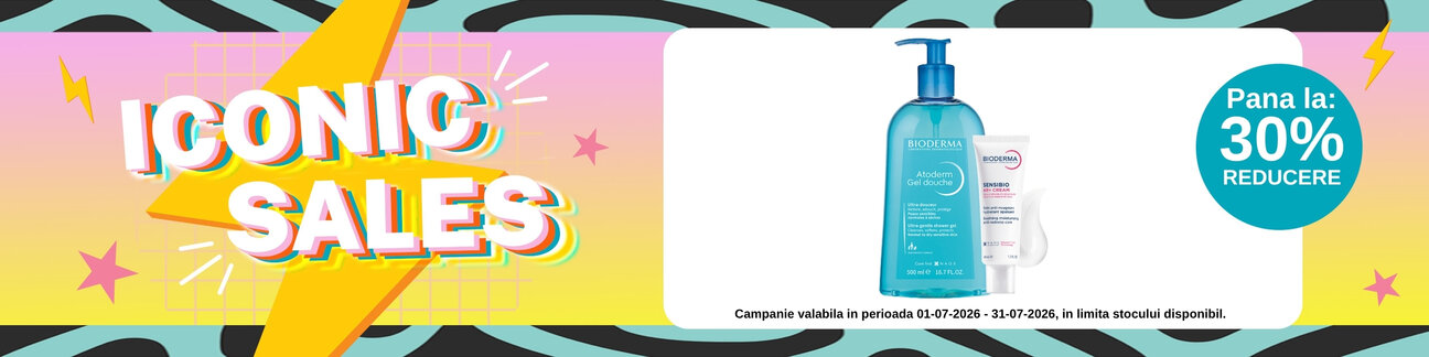 Iconic Sales cu reducere de pana la 30% la Bioderma