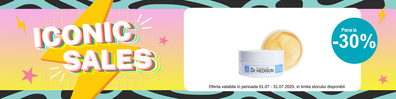 Iconic Sales cu reducere de pana la 30% la Dr. Hedison