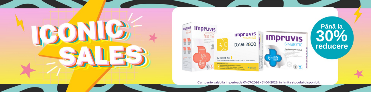 Iconic Sales cu reducere de pana la 30% la Impruvis