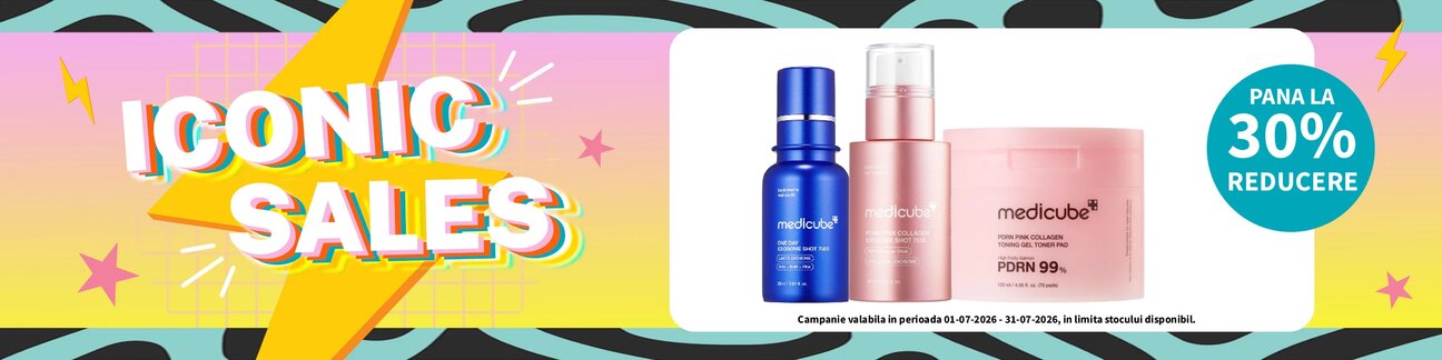 Iconic Sales cu reducere de pana la 30% la Medicube