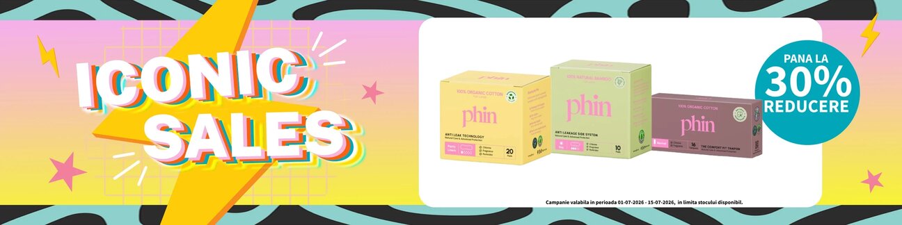 Iconic Sales cu reducere de pana la 30% la Phin